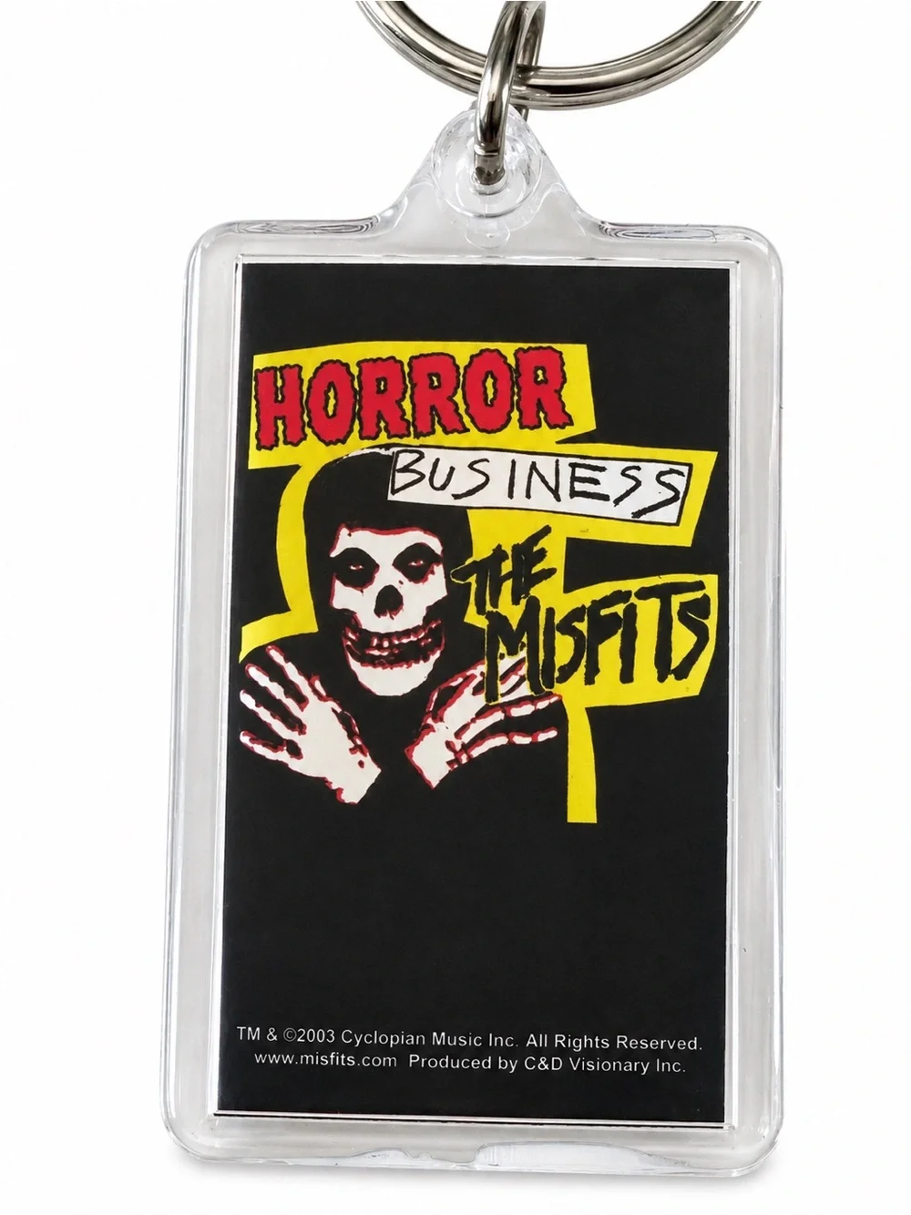 Vintage 2003 The Misfits Horror Business Keychain Punk Rock